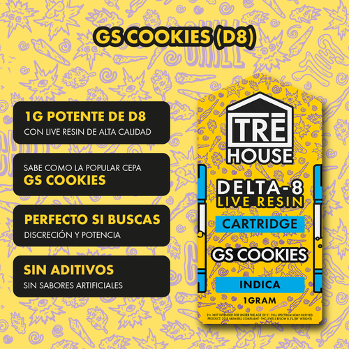 GS cookies artucho 1G delya 8  perfecto si buscas discreción y potencia , sin aditivos  