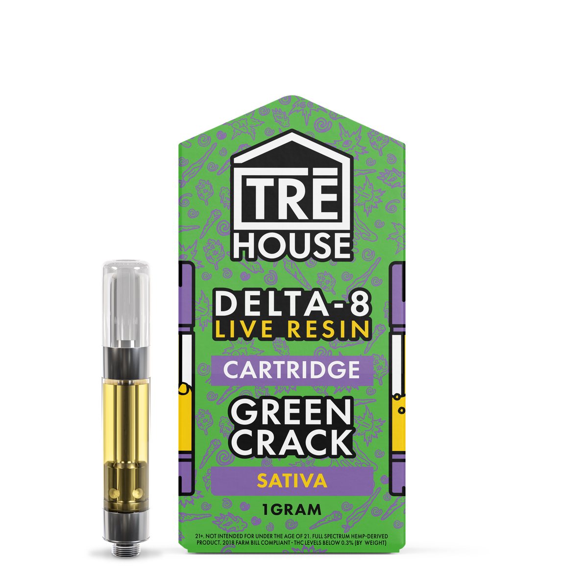 tre house, delta 8 green crack 